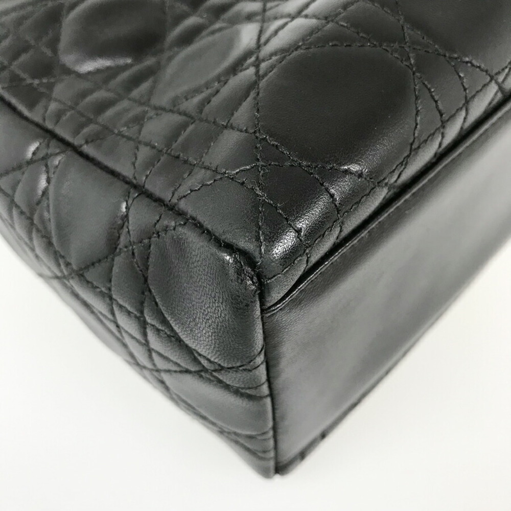 Dior Lady Leather Handbag - Picture 4 of 8